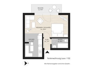 Appartamento per vacanze Oberstdorf Pianta del piano 20