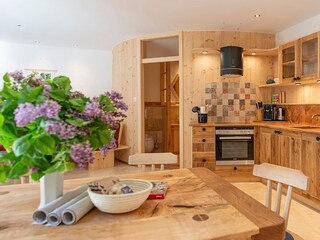 Ecologie Grundlsee, Küche mit Esstisch