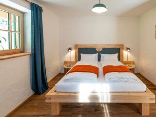 Ecologie Grundlsee, Schlafzimmer im Erdgeschoss