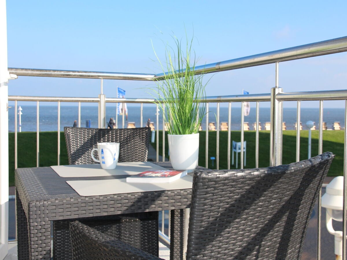 Balkon mit Meerblick