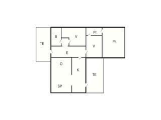 Maison de vacances Boddum Plan d'étage 32
