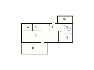 Vakantiehuis Sæby Grondplan 7