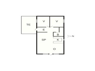 Maison de vacances Søndervig Plan d'étage 54