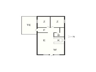 Maison de vacances Søndervig Plan d'étage 4