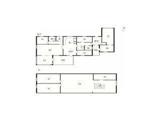 Casa de vacaciones Thyborøn Plano de planta 61