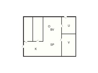 Casa per le vacanze Ydby Pianta del piano 4
