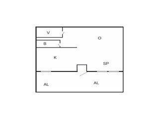 Vakantiehuis Roasjö Grondplan 36