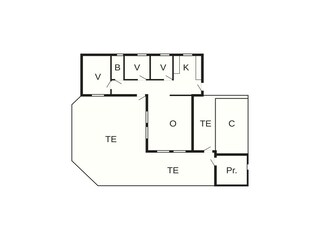 Casa de vacaciones Bork Havn Plano de planta 40