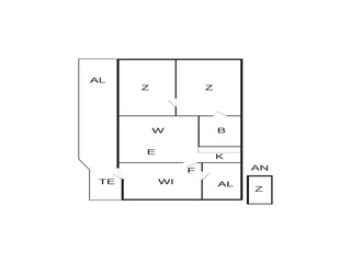 Vakantiehuis Hörvik Grondplan 26