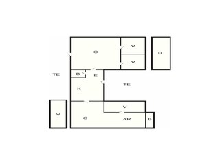 Vakantiehuis Harboøre Grondplan 41