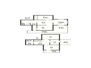 Vakantiehuis Laxne Grondplan 33