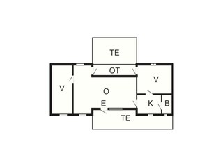 Vakantiehuis Gränna Grondplan 7