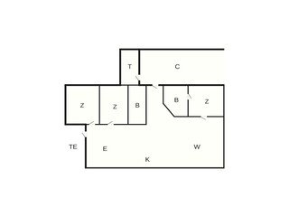 Vakantiehuis Gilleleje Grondplan 44