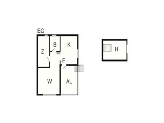 Vakantiehuis Boras Grondplan 6