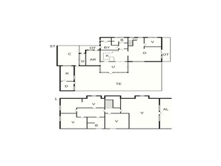 Casa de vacaciones Thyborøn Plano de planta 57