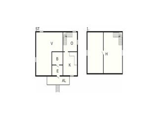 Vakantiehuis Hedekas Grondplan 22