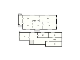 Vakantiehuis Gönäs Grondplan 14