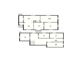 Vakantiehuis Gönäs Grondplan 36