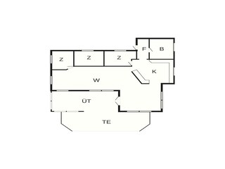 Casa de vacaciones Bording Plano de planta 4