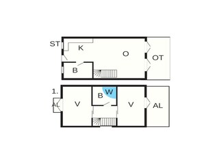 Vakantiehuis Blåvand Grondplan 41