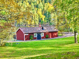 Rückansicht des Hauses