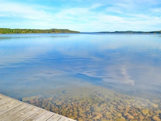 Blick über den riesigen See "Sommen"