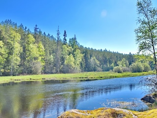 am Fluss (900m vom Haus entfernt)