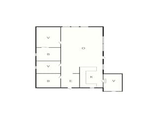 Vakantiehuis Nørlev Strand Grondplan 38