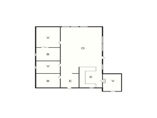 Casa de vacaciones Nørlev Strand Plano de planta 37