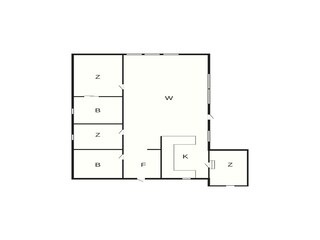Ferienhaus Nørlev Strand Grundriss 3