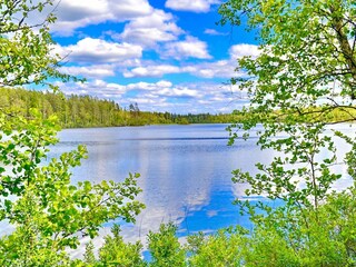 Die beiden  Seen sind ideal zum Baden und Angeln