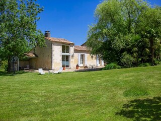 Casa de vacaciones Saint-Martin-de-Gurson Grabación al aire libre 4