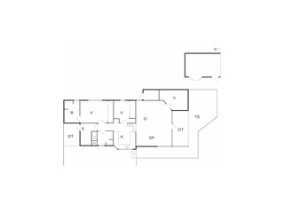 Vakantiehuis Asperup Grondplan 54