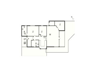 Vakantiehuis Asperup Grondplan 6