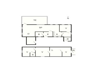 Maison de vacances Ringkøbing Plan d'étage 57