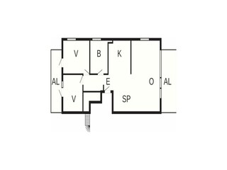 Appartement Sæby Plan d'étage 36