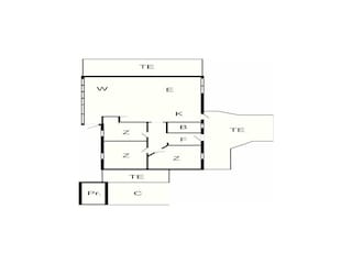 Vakantiehuis Virksund Grondplan 50