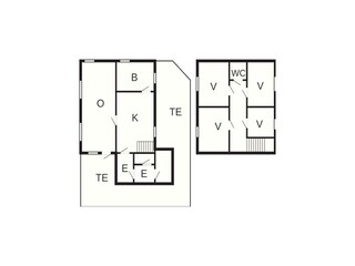 Vakantiehuis Arnøyhamn Grondplan 3
