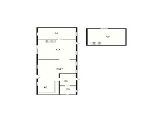 Vakantiehuis Læsø Grondplan 37