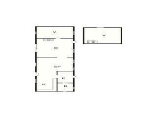 Maison de vacances Læsø Plan d'étage 6