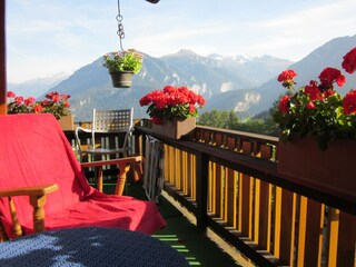 Eckbalkon Ausicht Obermutten