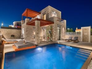 Ferienpark Executive Villa mit Meerblick in Lachania mit privatem Pool - Plimmyri - image1