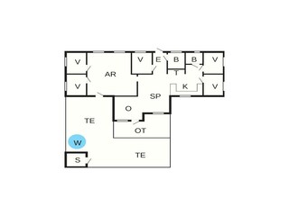 Casa per le vacanze Marielyst Pianta del piano 62