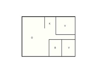 Vakantiehuis Fjellerup Strand Grondplan 45