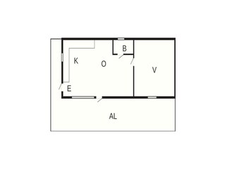 Vakantiehuis Grohed Grondplan 22