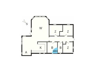 Maison de vacances Vaeggerløse Plan d'étage 52