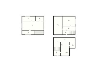 Casa de vacaciones Søby Plano de planta 38