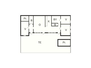 Vakantiehuis Göteborg Grondplan 4