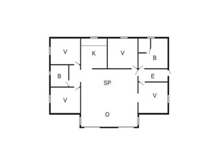 Ferienhaus Hou Grundriss 8