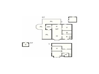 Vakantiehuis Motala Grondplan 24